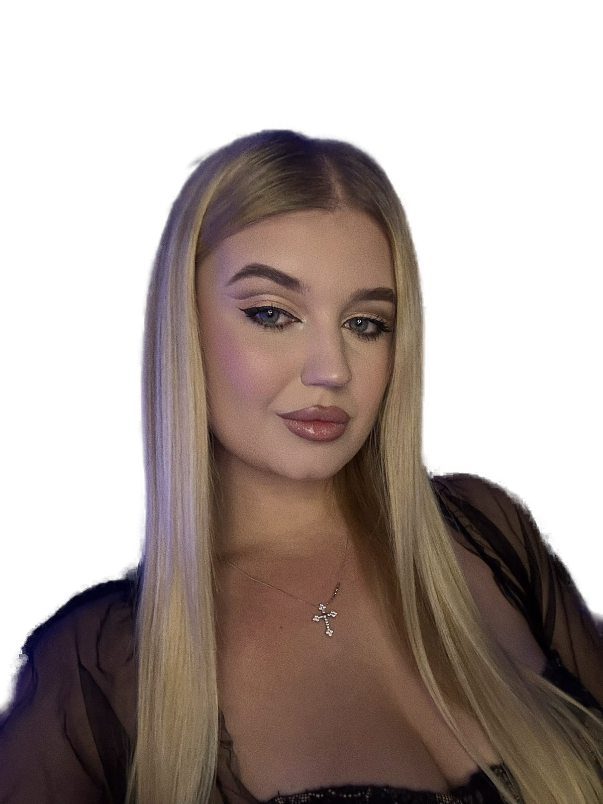 Featured live streamer, a blonde woman, presenting tonight's partner bonus offers